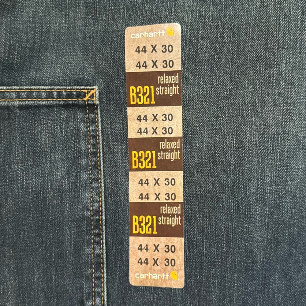 Carhartt Relaxed Straight Jeans B321 size 44x30